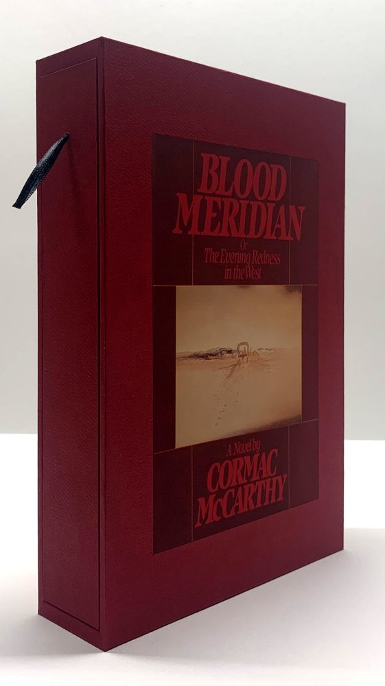 CUSTOM SLIPCASE for Cormac McCarthy - BLOOD MERIDIAN - 1st Edition / 1st Printing (Rear Panel)