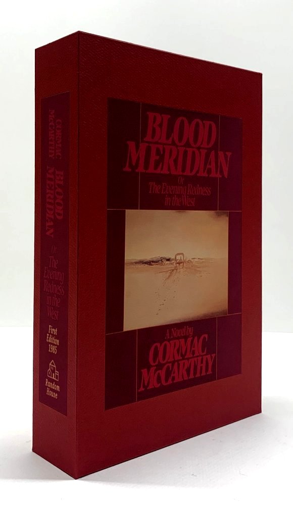 CUSTOM SLIPCASE for Cormac McCarthy - BLOOD MERIDIAN - 1st Edition / 1st Printing (Rear Panel)