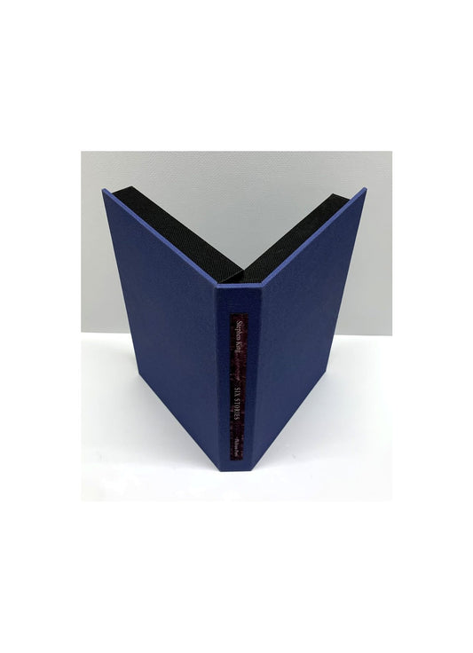 CUSTOM CLAMSHELL SLIPCASE for Stephen King - Six Stories - 1100 Softcover Limited Edition (Blue)