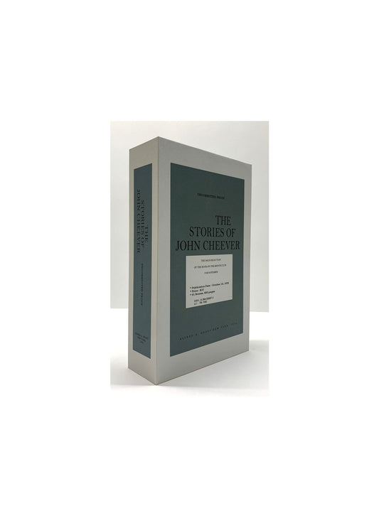 CUSTOM SLIPCASE - John Cheever - The Stories Of John Cheever - Uncorrected Proof