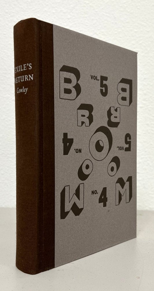 25% Off Summer Sale!!  Malcolm Cowley - Exile's Return - Signed & Numbered 1981 - Limited Edition Club