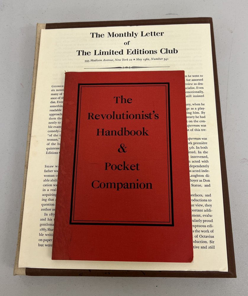 25% Off Summer Sale!!  George Bernard Shaw - Man and Superman - Signed & Numbered 1962- Limited Edition Club