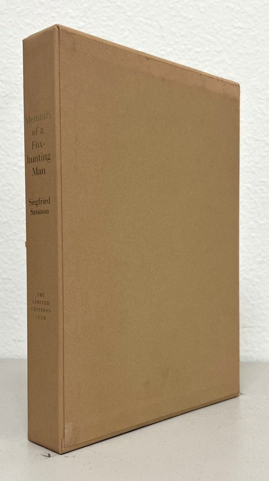 Siegfried Sassoon - Memoirs of a Fox Hunting Man - Signed & Numbered 1977 - Limited Edition Club