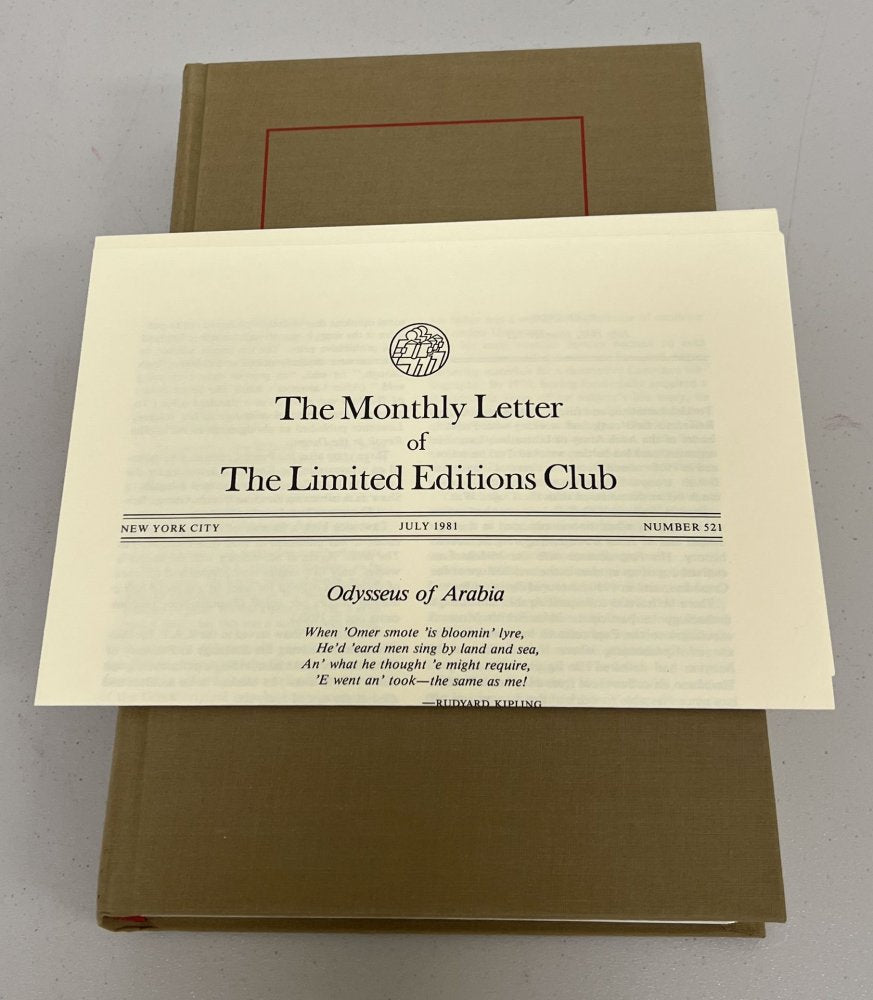 25% Off Summer Sale!!  T. E. Shaw - The Odyssey of Homer - Signed & Numbered - Limited Edition Club 1981