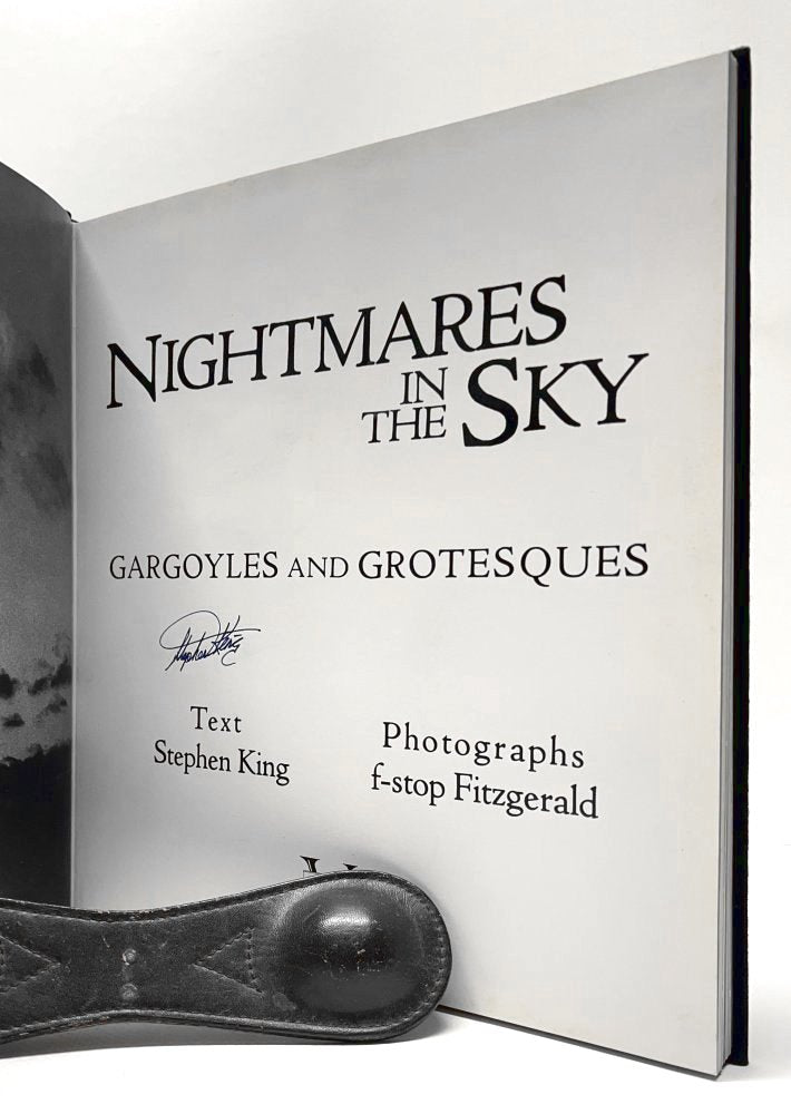 25% Off Summer Sale!! *SIGNED* Stephen King - Nightmares in the Sky - 1st Edition / 1st Printing - Custom Slipcase