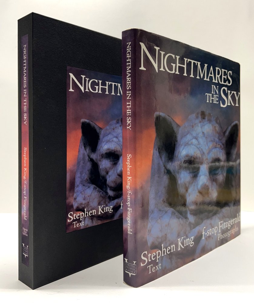 25% Off Summer Sale!! *SIGNED* Stephen King - Nightmares in the Sky - 1st Edition / 1st Printing - Custom Slipcase