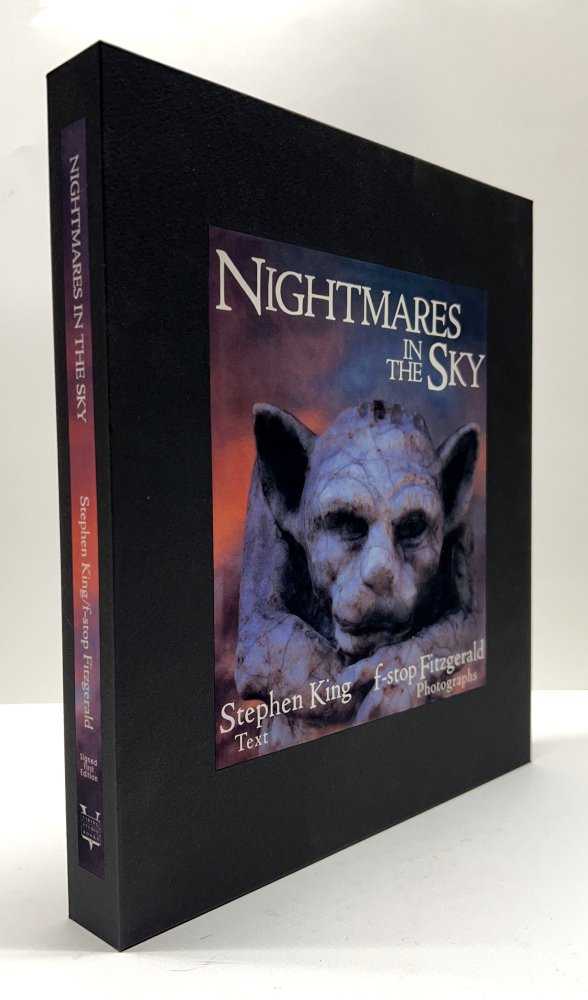 25% Off Summer Sale!! *SIGNED* Stephen King - Nightmares in the Sky - 1st Edition / 1st Printing - Custom Slipcase