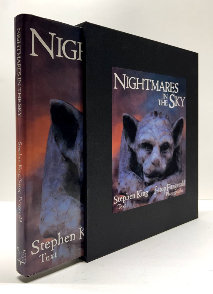 25% Off Summer Sale!! *SIGNED* Stephen King - Nightmares in the Sky - 1st Edition / 1st Printing - Custom Slipcase