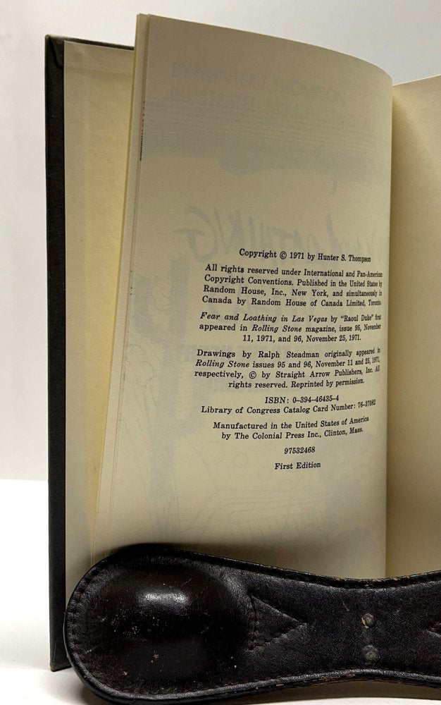 *SIGNED* Hunter S. Thompson - Fear and Loathing in Las Vegas - 1st Edition / 1st Printing Custom Slipcase