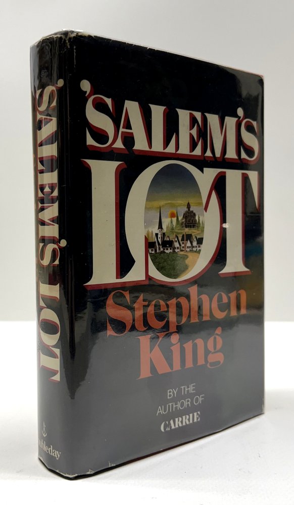 *SIGNED* Stephen King - Salem's Lot - 1st Edition / 13th Printing - Custom Rear Panel Slipcase