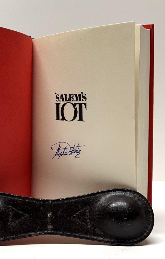 *SIGNED* Stephen King - Salem's Lot - 1st Edition / 13th Printing - Custom Rear Panel Slipcase