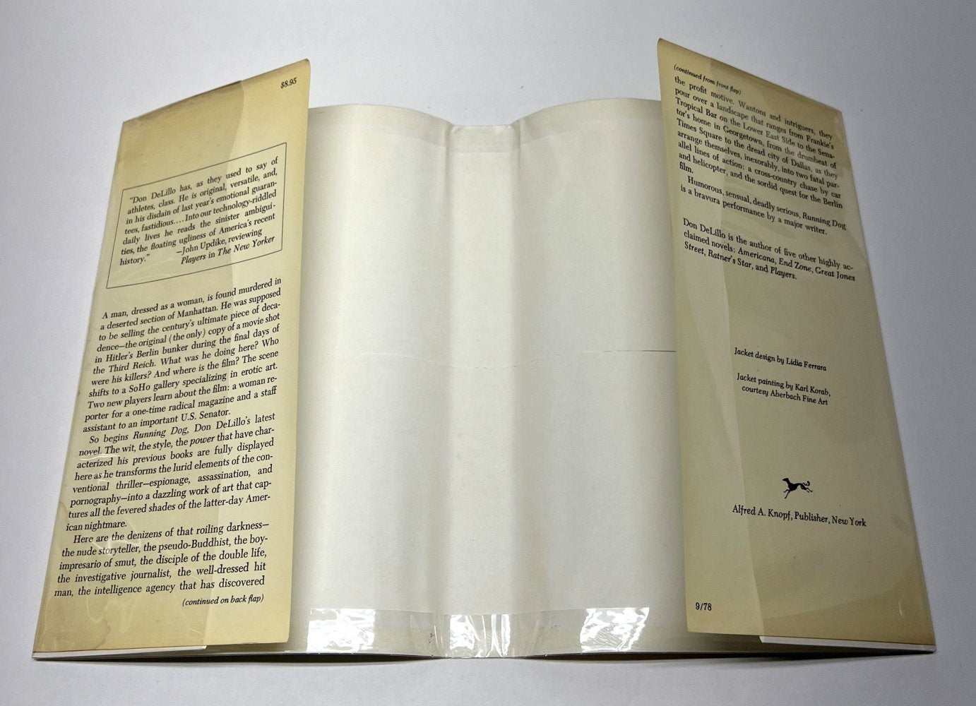 Signed - Don DeLillo - Running Dog - Slipcased First Edition
