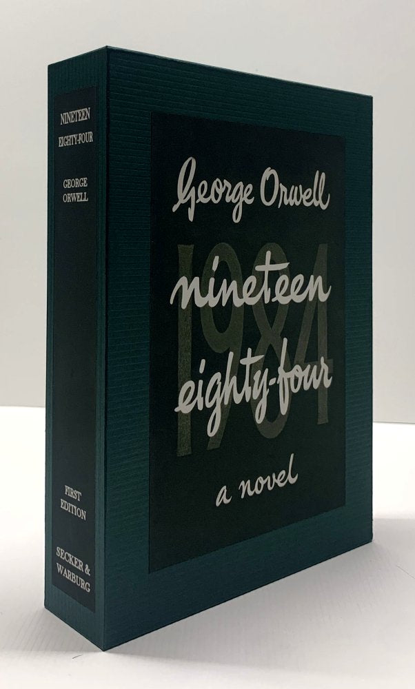 CUSTOM SLIPCASE for George Orwell - Nineteen Eighty Four - UK 1st / 1st (Rear Panel)