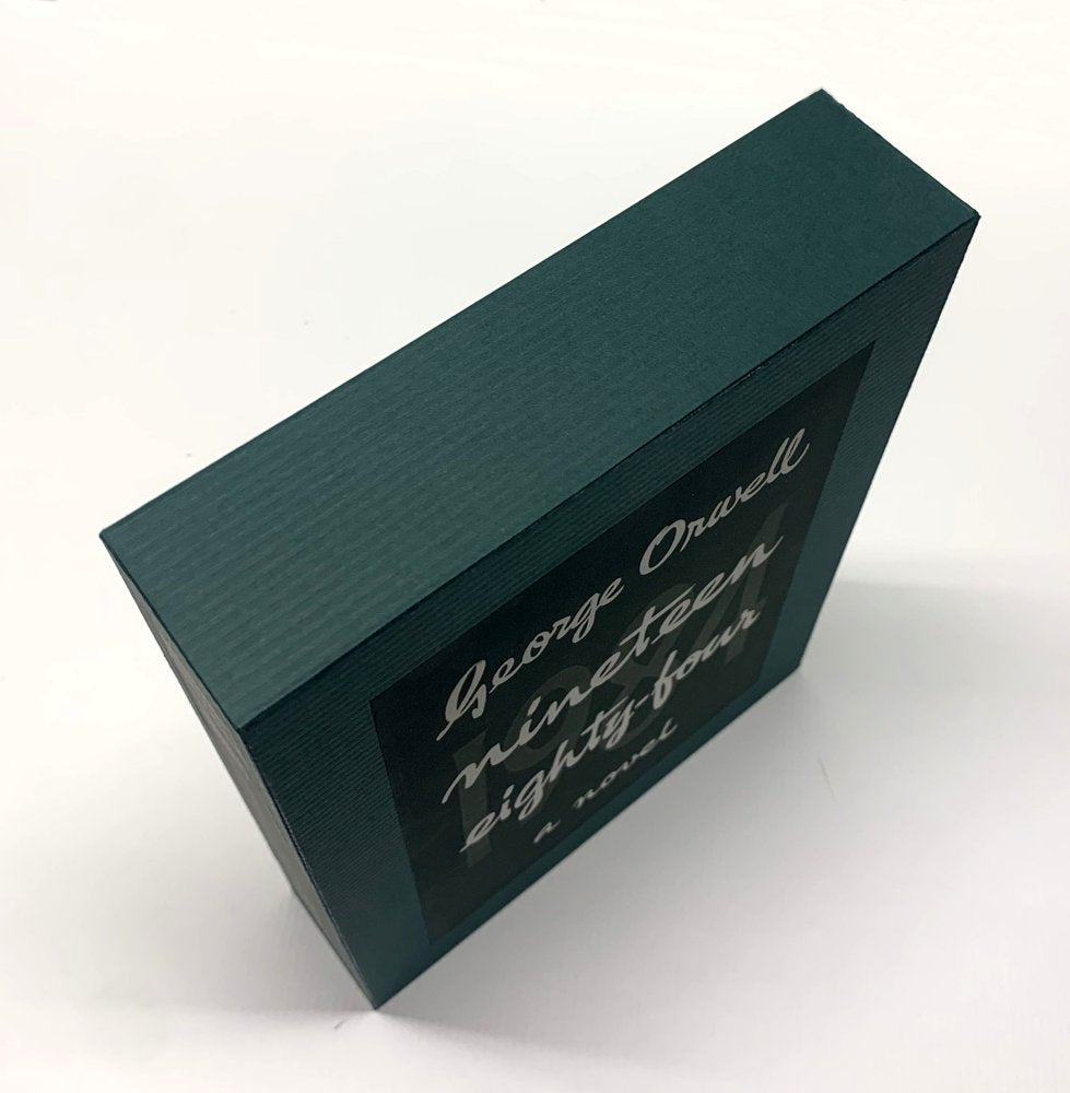 CUSTOM SLIPCASE for George Orwell - Nineteen Eighty Four - UK 1st / 1st (Rear Panel)