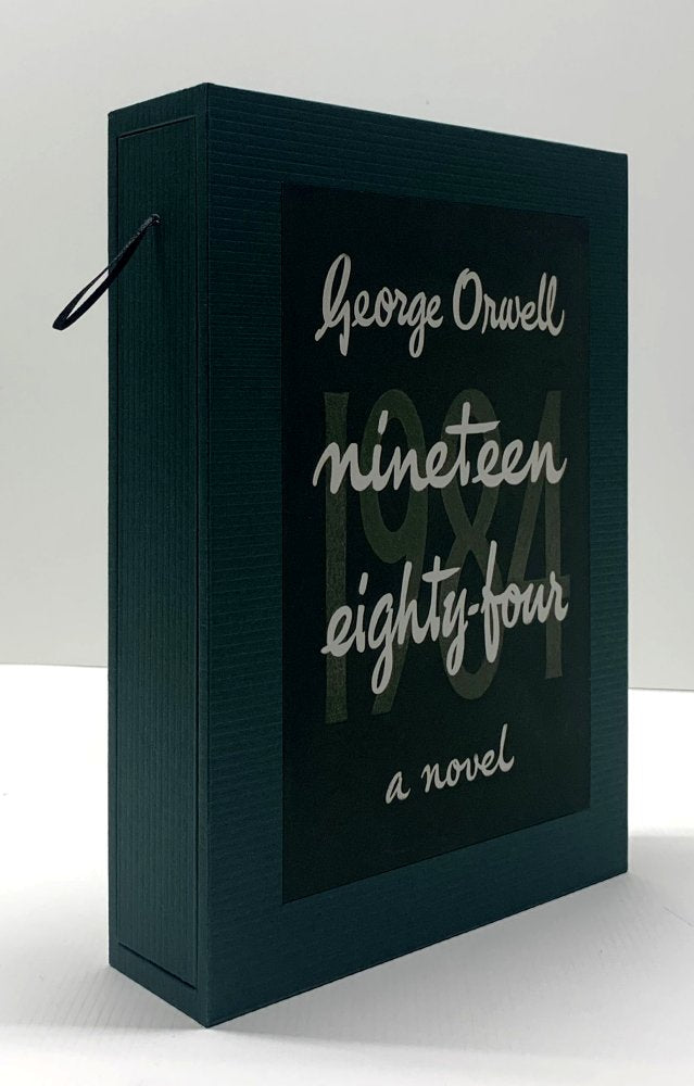 CUSTOM SLIPCASE for George Orwell - Nineteen Eighty Four - UK 1st / 1st (Rear Panel)