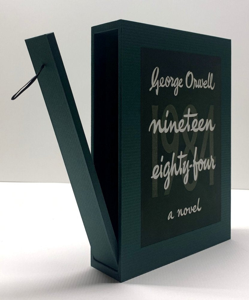 CUSTOM SLIPCASE for George Orwell - Nineteen Eighty Four - UK 1st / 1st (Rear Panel)