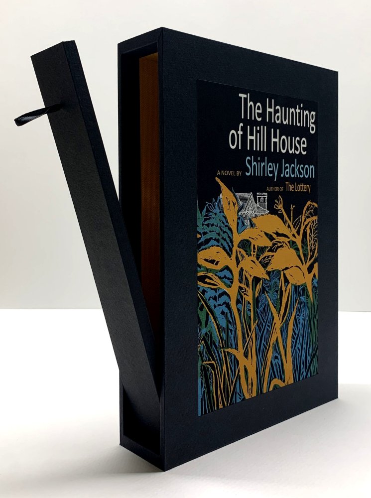CUSTOM SLIPCASE for Shirley Jackson - THE HAUNTING OF HILL HOUSE - 1st / 1st (Rear Panel)