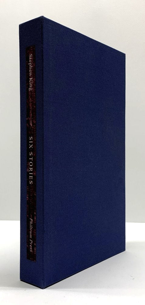 CUSTOM CLAMSHELL SLIPCASE for Stephen King - Six Stories - 1100 Softcover Limited Edition (Blue)
