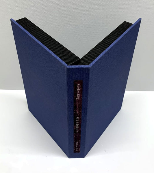 CUSTOM CLAMSHELL SLIPCASE for Stephen King - Six Stories - 1100 Softcover Limited Edition (Blue)