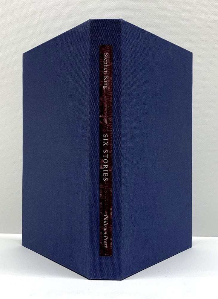 CUSTOM CLAMSHELL SLIPCASE for Stephen King - Six Stories - 1100 Softcover Limited Edition (Blue)