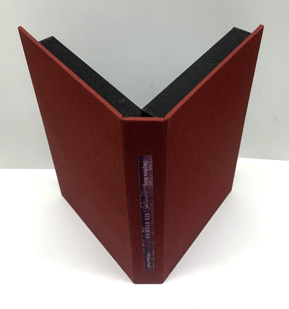 CUSTOM CLAMSHELL SLIPCASE for Stephen King - Six Stories - 1100 Softcover Limited Edition (Burgundy)