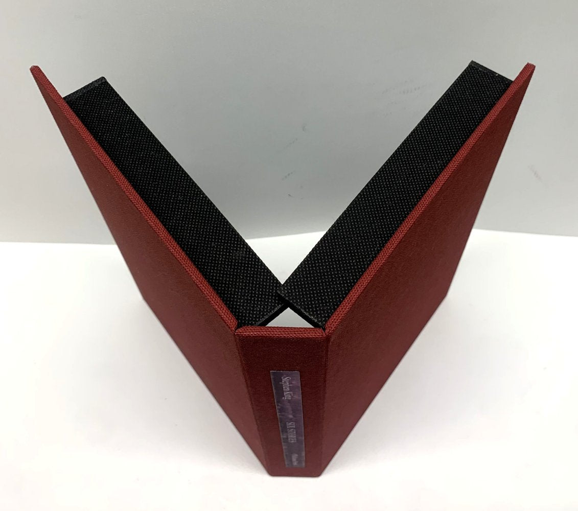 CUSTOM CLAMSHELL SLIPCASE for Stephen King - Six Stories - 1100 Softcover Limited Edition (Burgundy)