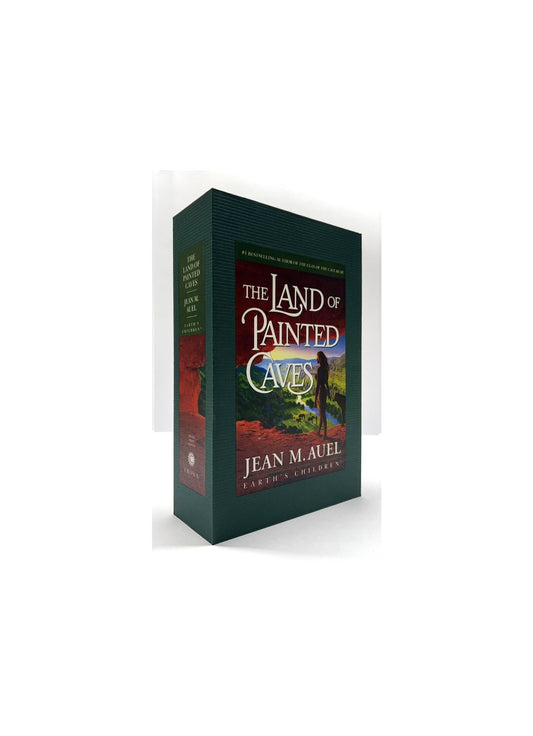 CUSTOM SLIPCASE for Jean M. Auel - THE LAND OF PAINTED CAVES - 1st Edition / 1st Printing
