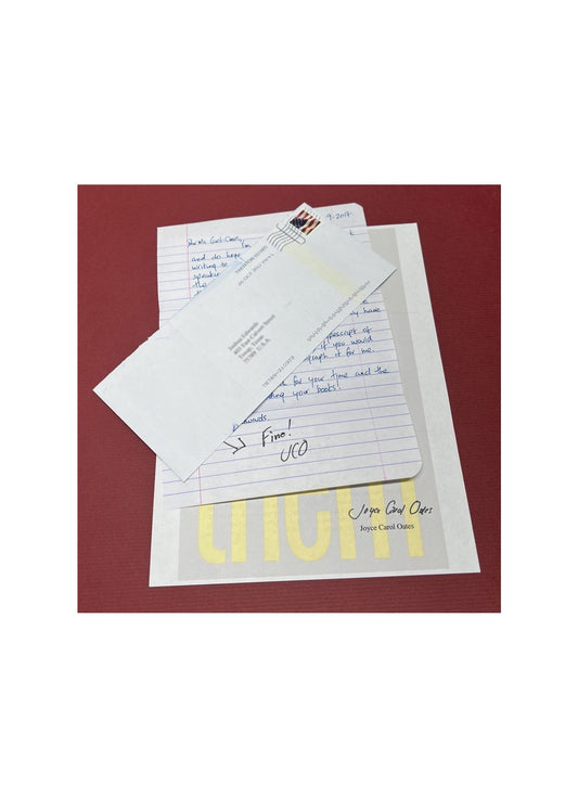 Autographed Typescript - Joyce Carol Oates - THEM - National Book Award winner