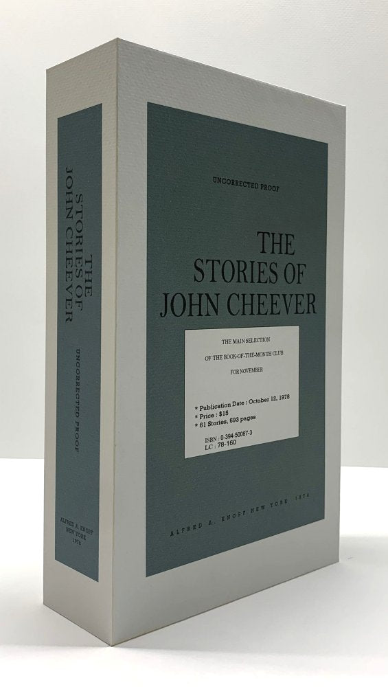 John Cheever - The Stories Of John Cheever - Uncorrected Proof