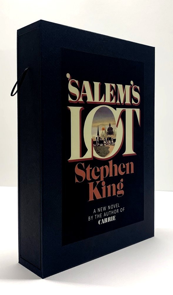 *SIGNED* Stephen King - Salem's Lot - 1st Edition / 13th Printing - Custom Rear Panel Slipcase