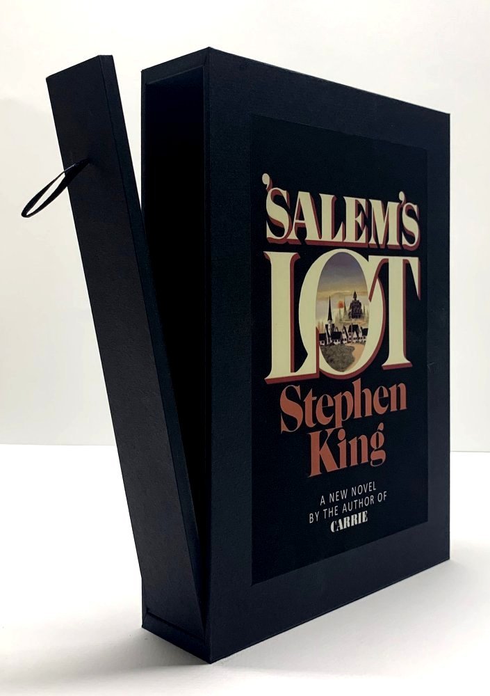 *SIGNED* Stephen King - Salem's Lot - 1st Edition / 13th Printing - Custom Rear Panel Slipcase