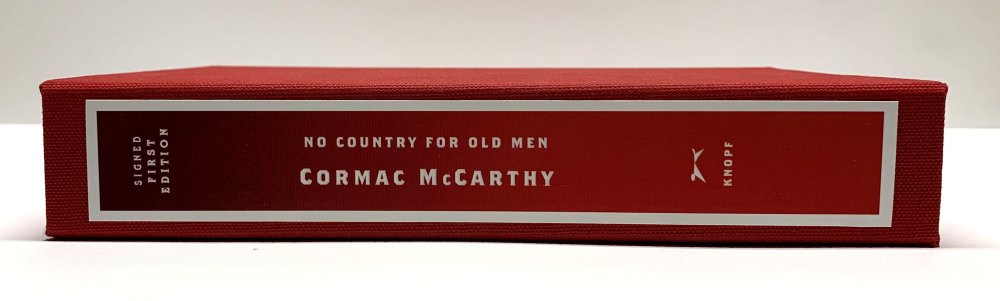 CUSTOM CLAMSHELL CASE for Cormac McCarthy - No Country For Old Men - 1st Edition / 1st Printing