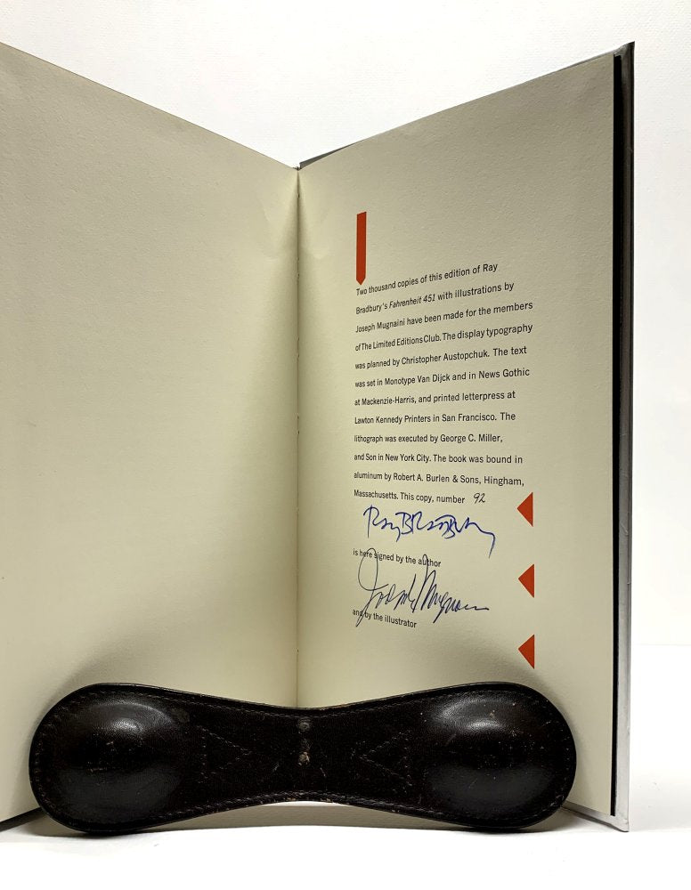 Ray Bradbury - Fahrenheit 451 - Signed - Limited Edition Club 1982