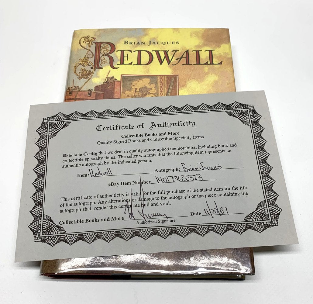 Brian Jacques - Redwall - Signed 1st Edition / Early Printing