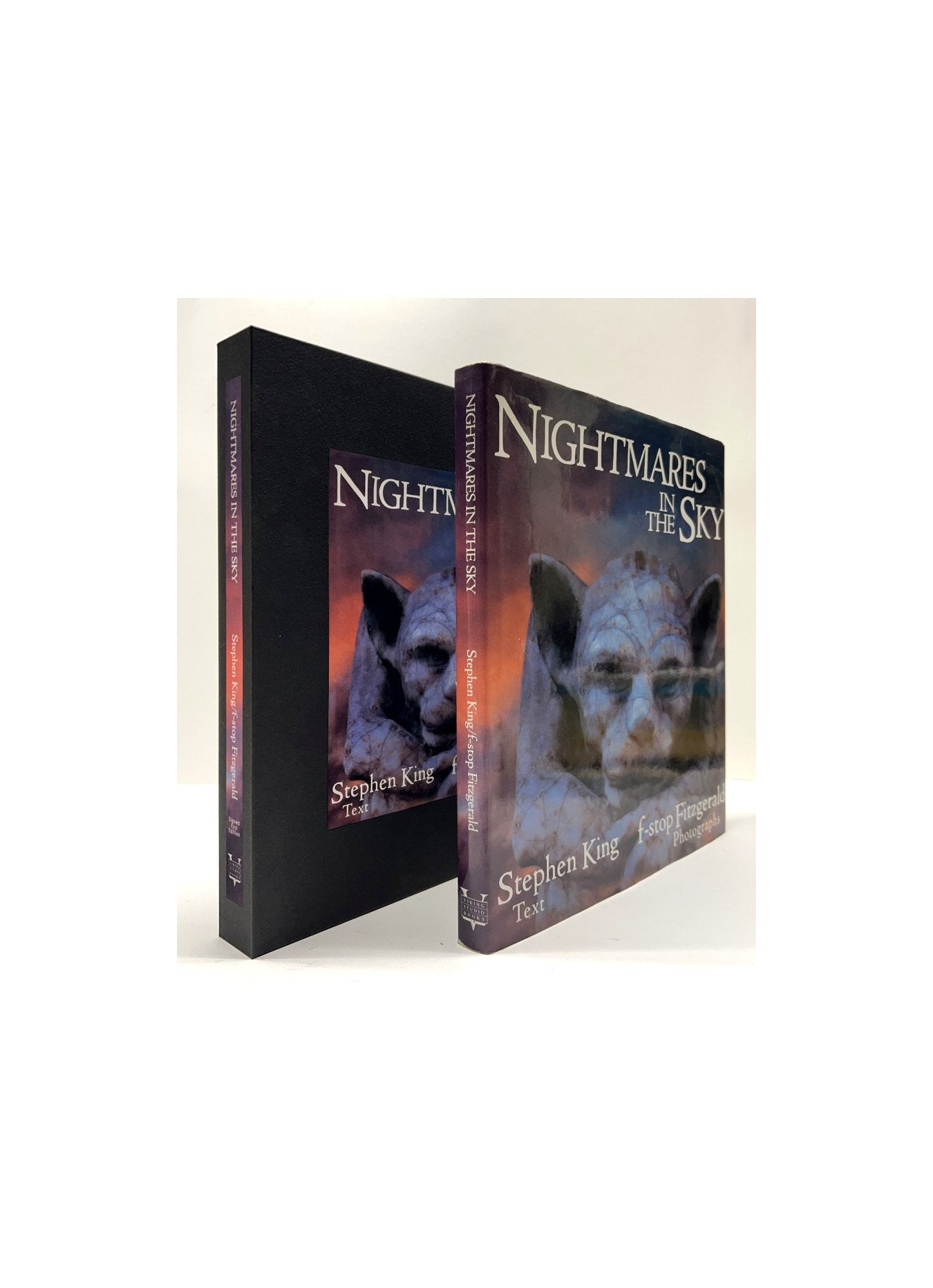25% Off Summer Sale!! *SIGNED* Stephen King - Nightmares in the Sky - 1st Edition / 1st Printing - Custom Slipcase