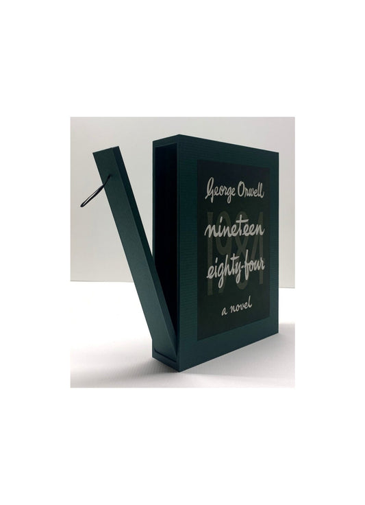 CUSTOM SLIPCASE for George Orwell - Nineteen Eighty Four - UK 1st / 1st (Rear Panel)