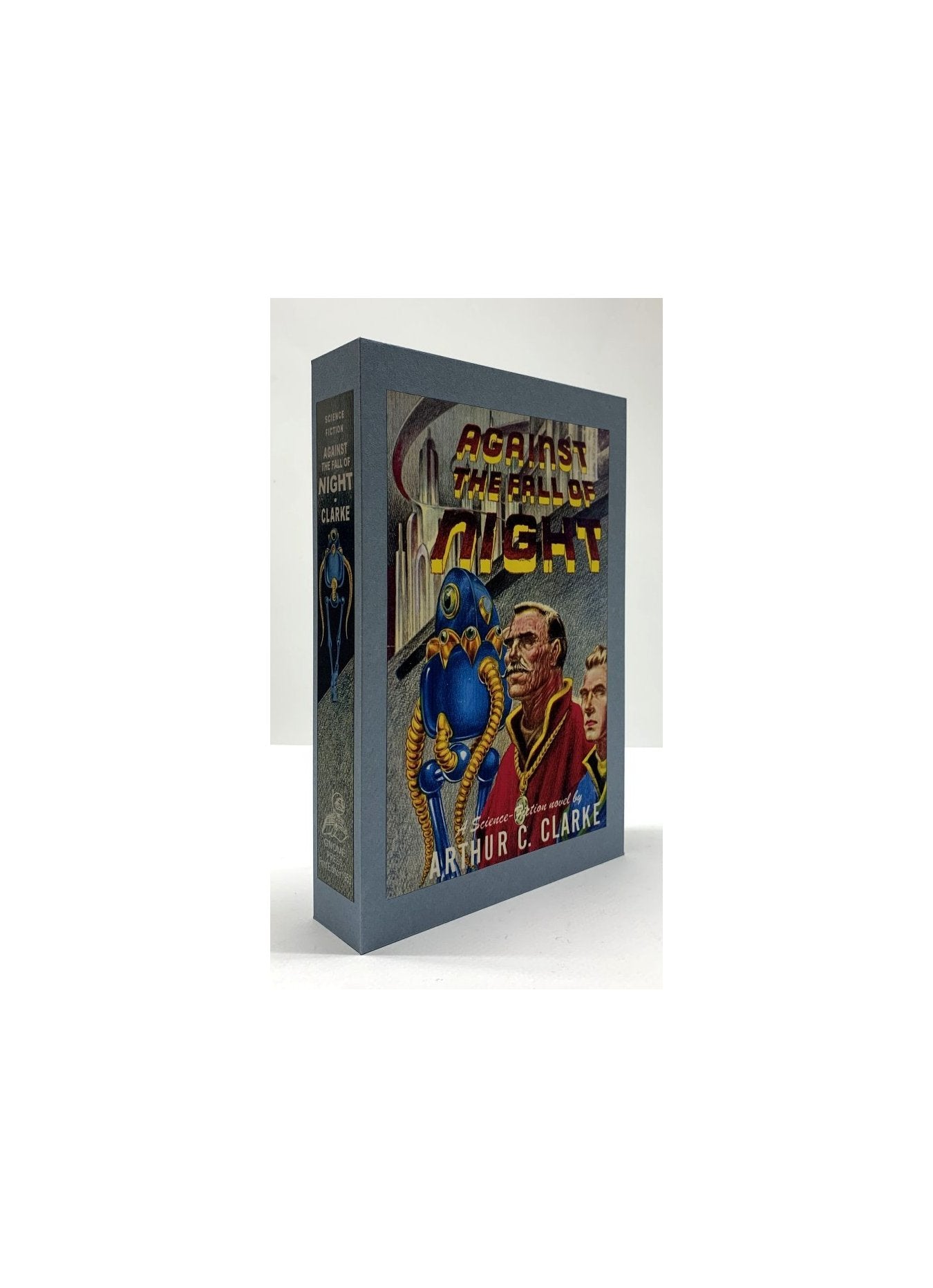 CUSTOM SLIPCASE for - Arthur C. Clarke - AGAINST THE FALL OF NIGHT - 1st Edition / 1st Printing (Blue)