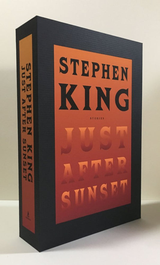 CUSTOM SLIPCASE for - Stephen King - JUST AFTER SUNSET - 1st / 1st (Black Title)