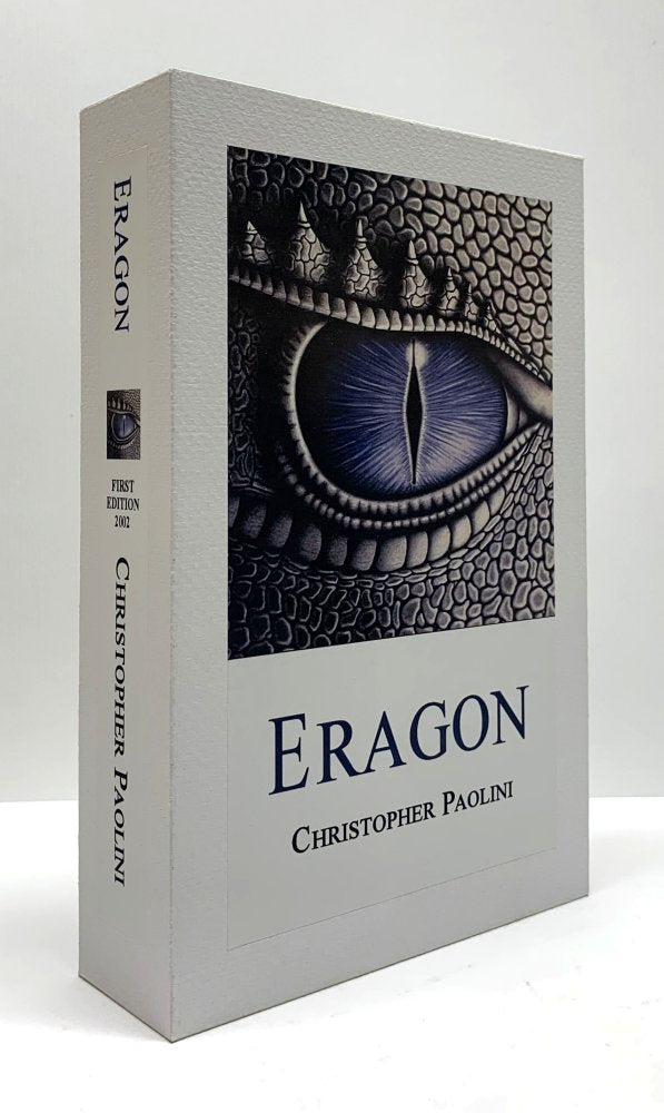 CUSTOM SLIPCASE for Christopher Paolini - Eragon -  True 1st Edition / 1st Printing Rear Panel