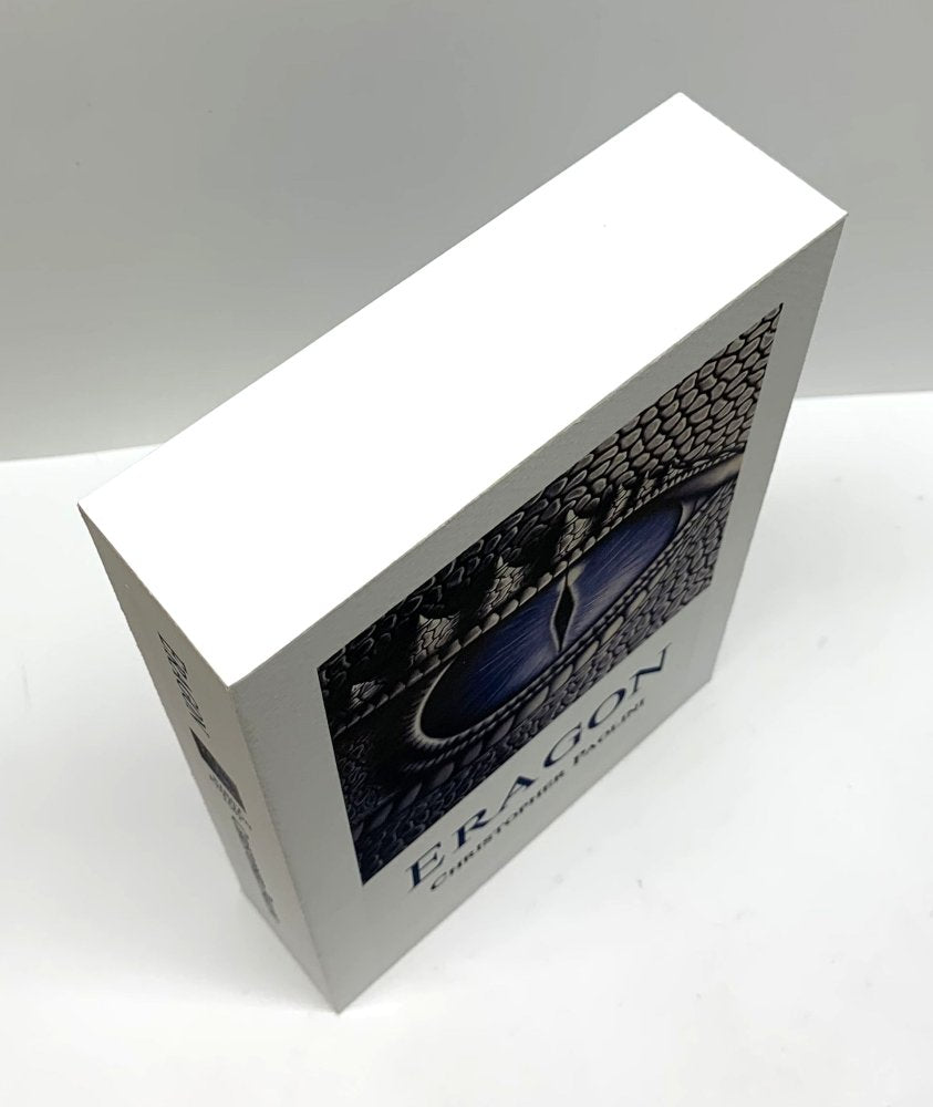 CUSTOM SLIPCASE for Christopher Paolini - Eragon -  True 1st Edition / 1st Printing Rear Panel