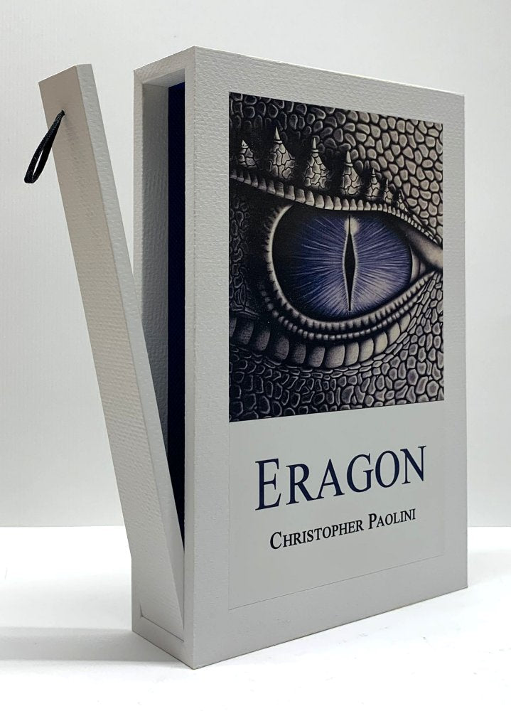 CUSTOM SLIPCASE for Christopher Paolini - Eragon -  True 1st Edition / 1st Printing Rear Panel