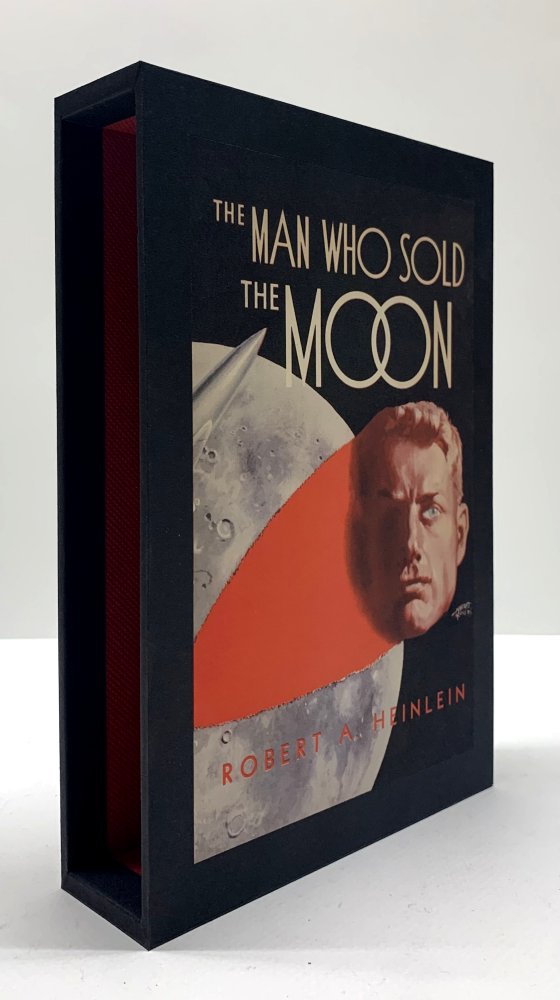 CUSTOM SLIPCASE for - Robert A. Heinlein - THE MAN WHO SOLD THE MOON - 1st Edition / 1st Printing