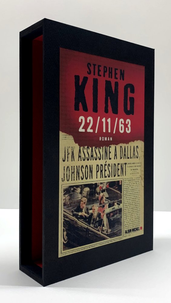 CUSTOM SLIPCASE for - Stephen King - 11/22/63 - 1st / 1st - French Edition
