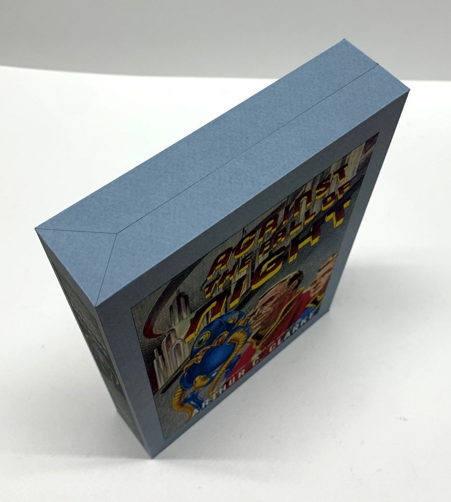 CUSTOM SLIPCASE for - Arthur C. Clarke - AGAINST THE FALL OF NIGHT - 1st Edition / 1st Printing (Blue)