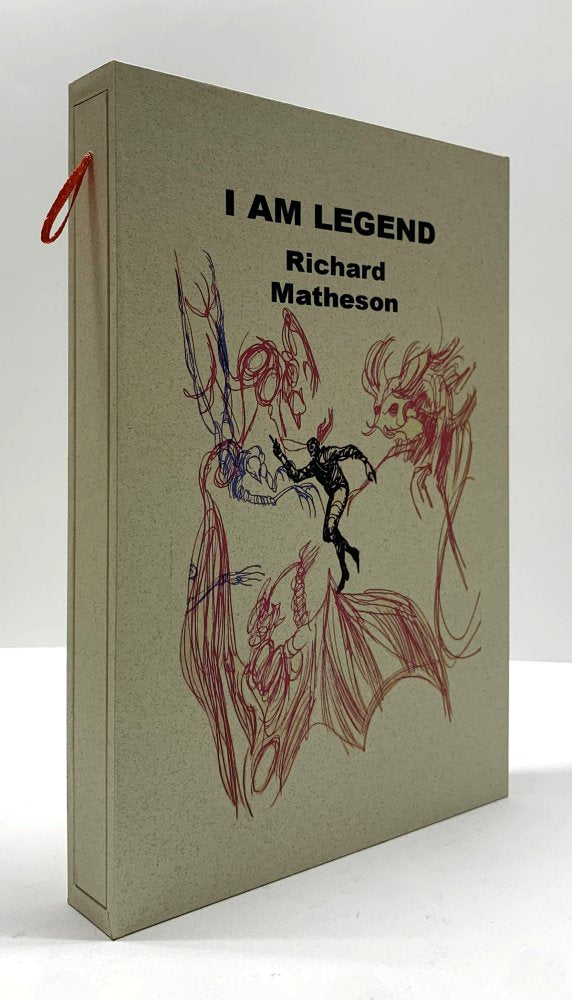 CUSTOM SLIPCASE for - Richard Matheson - I AM LEGEND - 1st Edition / 1st Printing (Rear Panel)