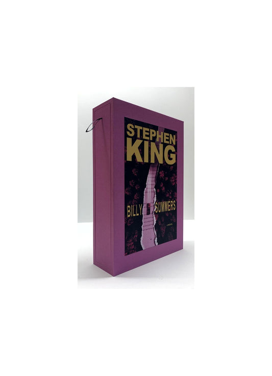 CUSTOM SLIPCASE for - Stephen King - BILLY SUMMERS - Pink Pages VIP Edition Only Rear Panel