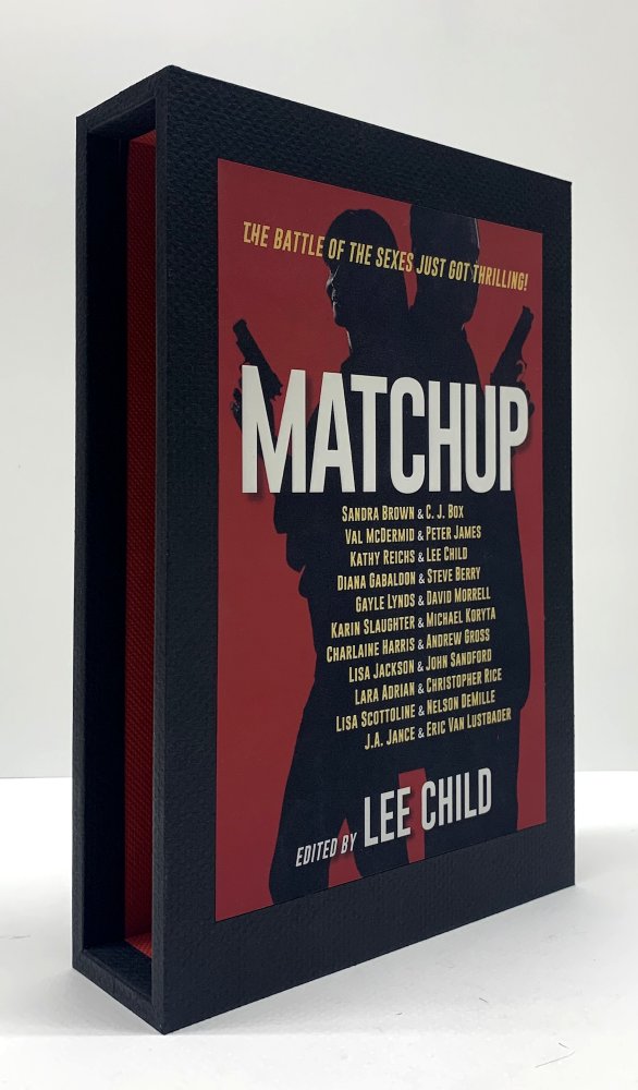 CUSTOM SLIPCASE for - Edited by Lee Child - Match Up - 1st Edition / 1st Printing