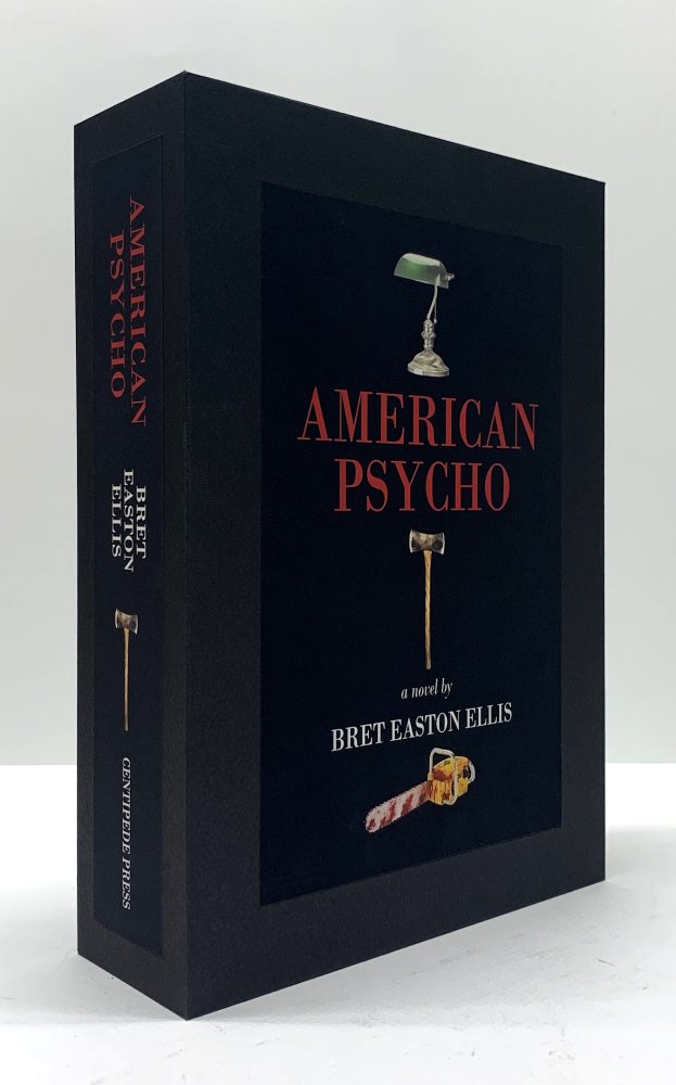 CUSTOM SLIPCASE for Bret Easton Ellis - AMERICAN PSYCHO - R/ Panel Centipede Press Edition