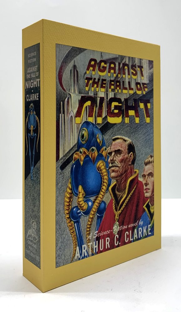 CUSTOM SLIPCASE for - Arthur C. Clarke - AGAINST THE FALL OF NIGHT - 1st Edition / 1st Printing