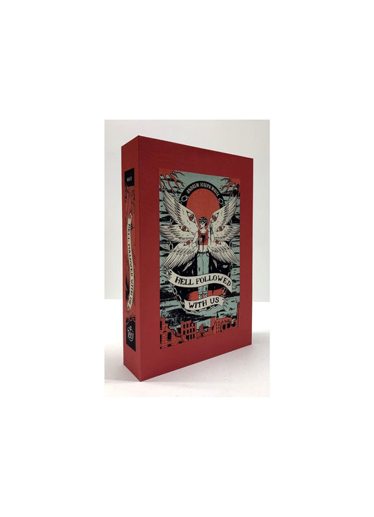 CUSTOM SLIPCASE for - Andrew Joseph White - HELL FOLLOWED WITH US - 1st Edition / 1st Printing